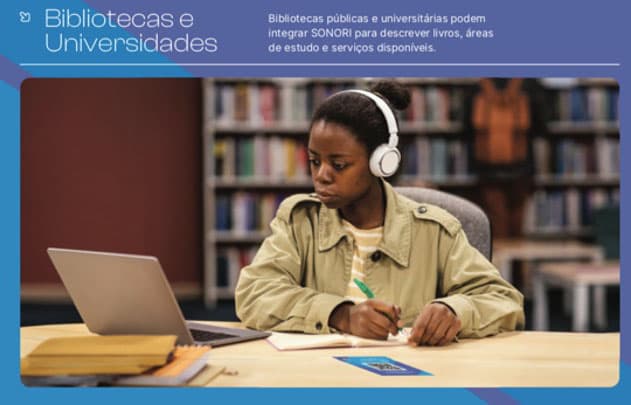 Slide 3 sobre acessibilidade com o SONORI
